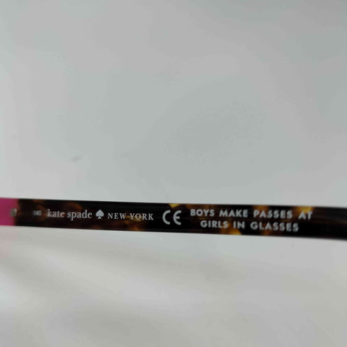 ケイトスペードニューヨーク kate spade NEW YORK Hand Made Acetate 眼鏡 レディース