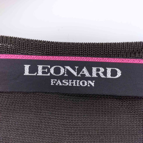 レオナール LEONARD ラインスト―ン シアー カーディガン レディース EUR:38