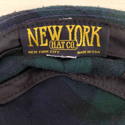 NEW YORK HAT CO USA製 チェック柄ハット メンズ M