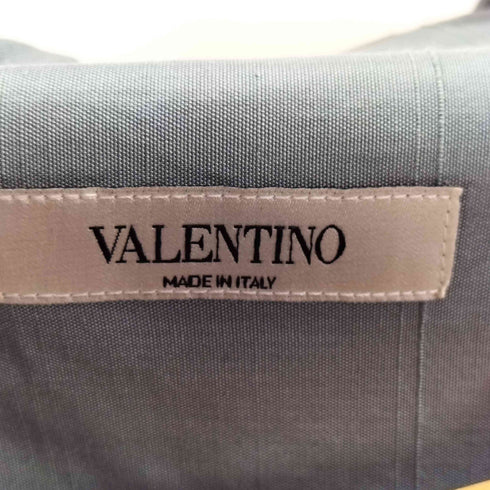 ヴァレンティノ Valentino イタリア製 シルク 開襟オープンカラーシャツ メンズ 37 14 1/2