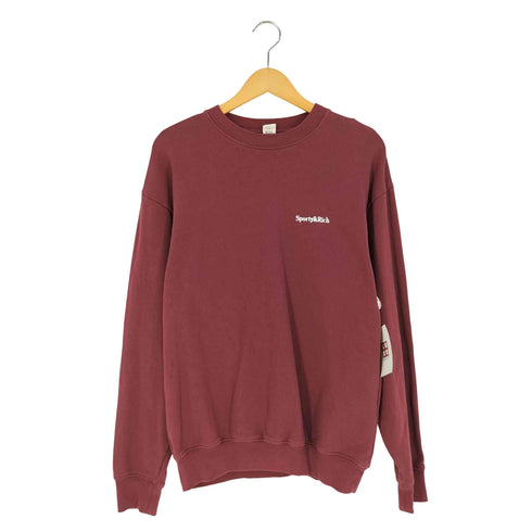 スポーティーアンドリッチ SPORTY& RICH SERIF LOGO CREWNECK セリフロゴスウェット レディース import:S