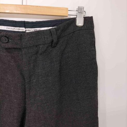 エンポリオアルマーニ EMPORIO ARMANI センタープレス ウールパンツ メンズ 48
