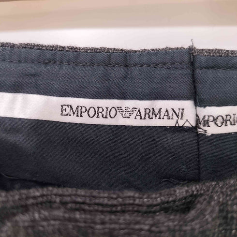 エンポリオアルマーニ EMPORIO ARMANI センタープレス ウールパンツ メンズ 48