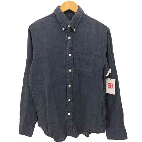 アバクロンビーアンドフィッチ Abercrombie & Fitch ロングスリーブリネンシャツ メンズ S