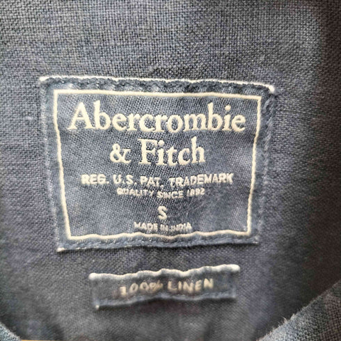 アバクロンビーアンドフィッチ Abercrombie & Fitch ロングスリーブリネンシャツ メンズ S