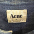 アクネ Acne シェルボタン バンドカラーインディゴデニムシャツ メンズ EUR:48