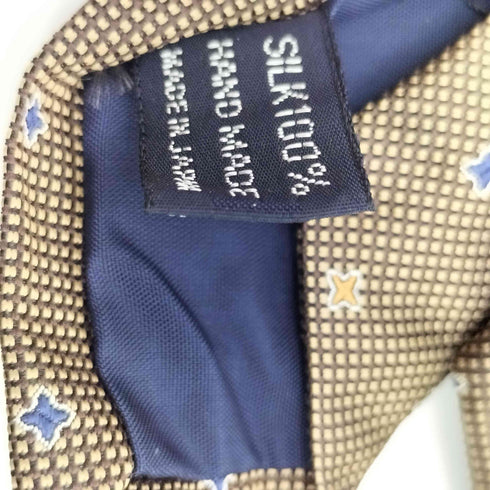 フェアファックス FAIRFAX 十字小紋柄 シルクネクタイ メンズ