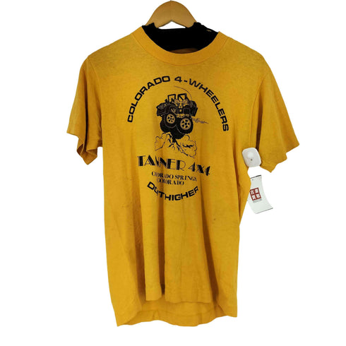 スクリーンスターズ SCREEN STARS 90S made in usa 黒タグ フロントプリントデザイン S/S Tシャツ メンズ import:M