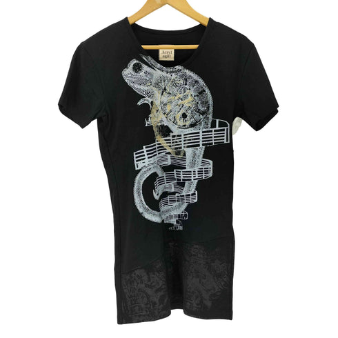 ACRYL AGITT カメレオンプリントクルーネックTシャツ メンズ JPN:M