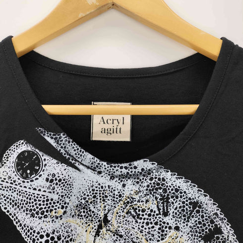 ACRYL AGITT カメレオンプリントクルーネックTシャツ メンズ JPN:M