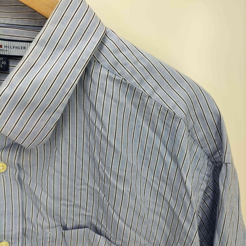 トミーヒルフィガー TOMMY HILFIGER ストライプレギュラーカラーシャツ メンズ JPN:XL