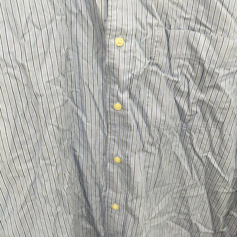 トミーヒルフィガー TOMMY HILFIGER ストライプレギュラーカラーシャツ メンズ JPN:XL