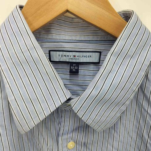 トミーヒルフィガー TOMMY HILFIGER ストライプレギュラーカラーシャツ メンズ JPN:XL