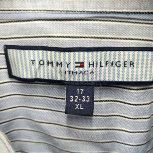 トミーヒルフィガー TOMMY HILFIGER ストライプレギュラーカラーシャツ メンズ JPN:XL