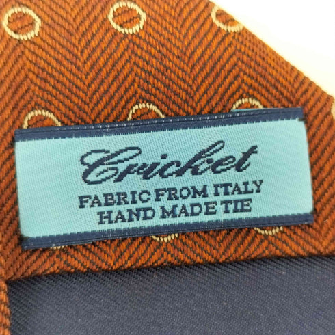 CRICKET ドット柄 シルクネクタイ メンズ