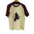 両面プリントデザイン S/S ラグランTシャツ メンズ import:M