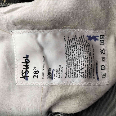 スビ KSUBI バイアスシーム スキニーデニム メンズ 28