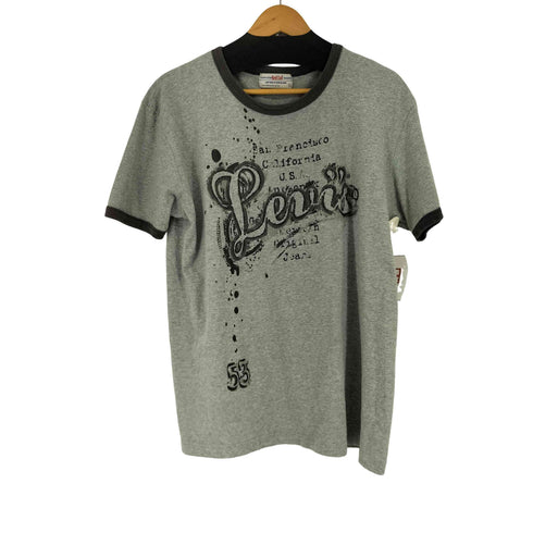 リーバイスレッド Levis RED フロントプリント S/S リンガーTシャツ メンズ import:L