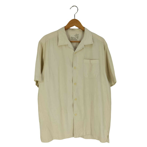 トミーバハマ Tommy Bahama 開襟オープンカラーシルクシャツ メンズ import:M
