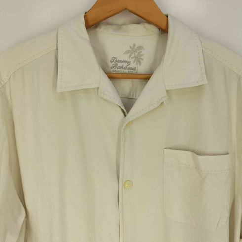 トミーバハマ Tommy Bahama 開襟オープンカラーシルクシャツ メンズ import:M