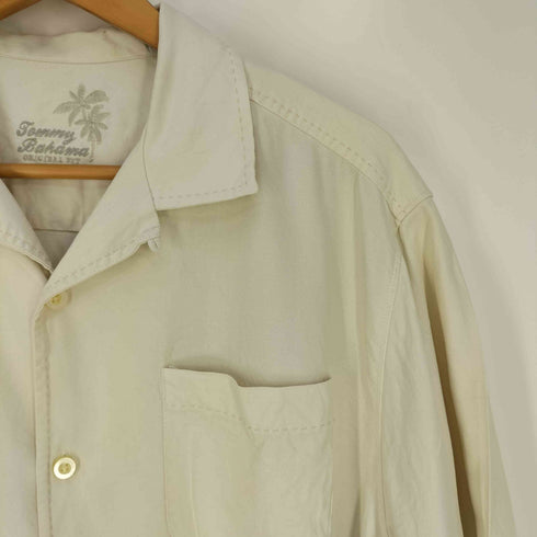 トミーバハマ Tommy Bahama 開襟オープンカラーシルクシャツ メンズ import:M