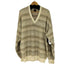 ツンドラ tundra MADE IN CANADA Vネックコットンニット メンズ import:XL