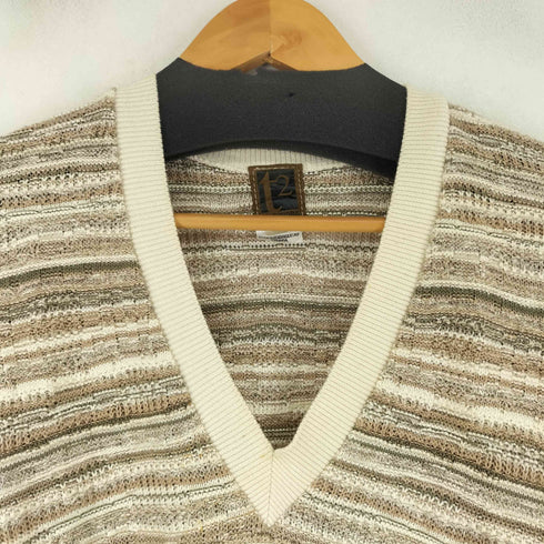 ツンドラ tundra MADE IN CANADA Vネックコットンニット メンズ import:XL
