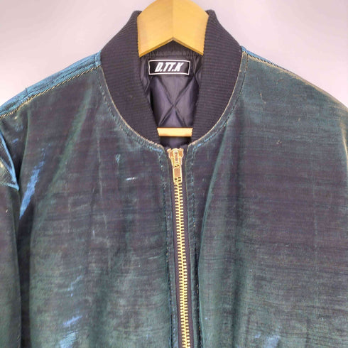 ディーティーティーケー D.TT.K 裏キルティング シャイニージップアップブルゾン MA-1 メンズ import:XXL