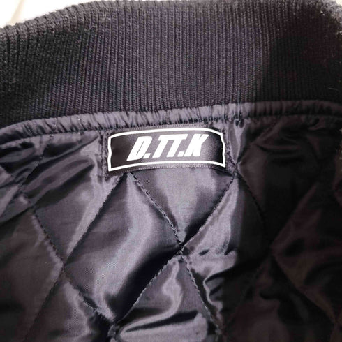 ディーティーティーケー D.TT.K 裏キルティング シャイニージップアップブルゾン MA-1 メンズ import:XXL