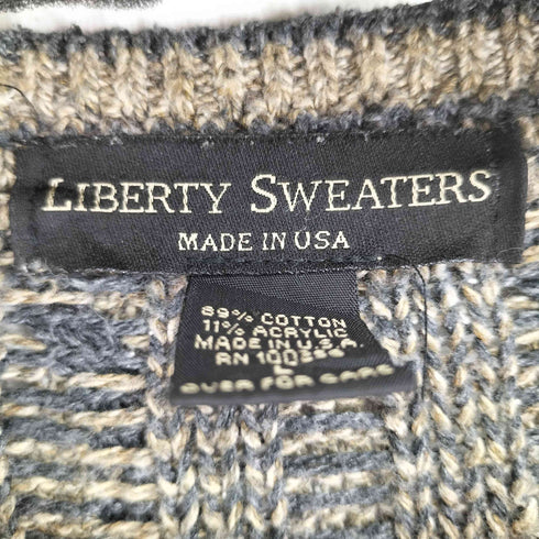 MADE IN USA コットンケーブルニット メンズ import:L