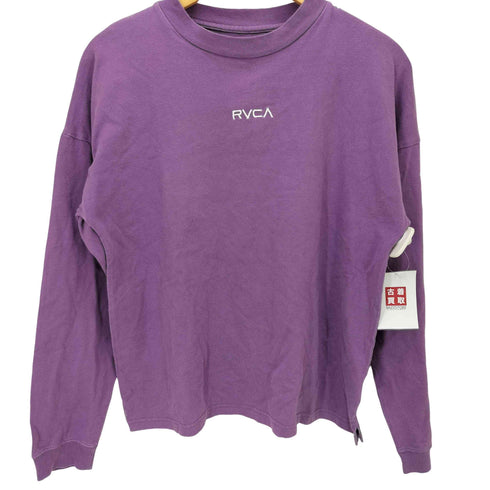 ルーカ RVCA モックネックフロントロゴロンT メンズ JPN:S