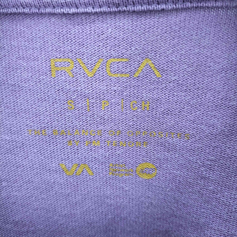ルーカ RVCA モックネックフロントロゴロンT メンズ JPN:S