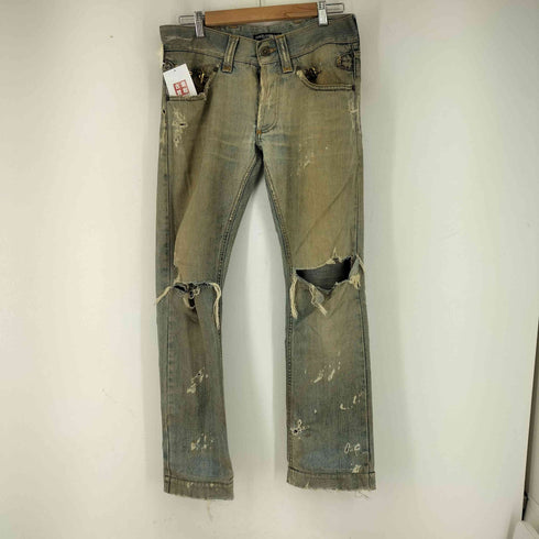 ドルチェアンドガッバーナ DOLCE&GABBANA 05SS HOLLYWOOD COWBOY デニムパンツ DGビット付き メンズ 44