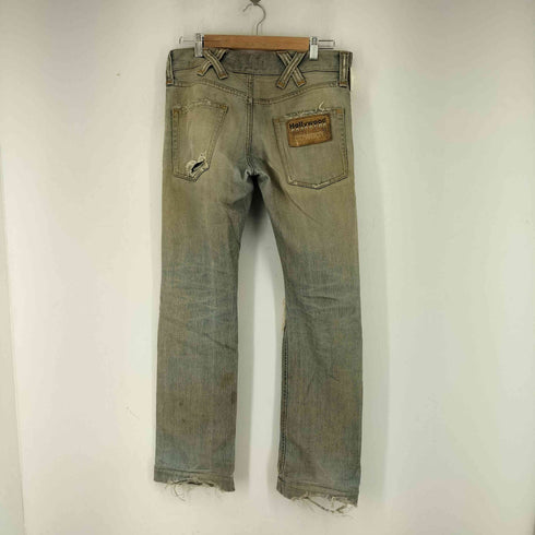 ドルチェアンドガッバーナ DOLCE&GABBANA 05SS HOLLYWOOD COWBOY デニムパンツ DGビット付き メンズ 44