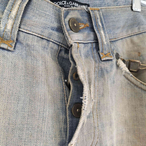 ドルチェアンドガッバーナ DOLCE&GABBANA 05SS HOLLYWOOD COWBOY デニムパンツ DGビット付き メンズ 44