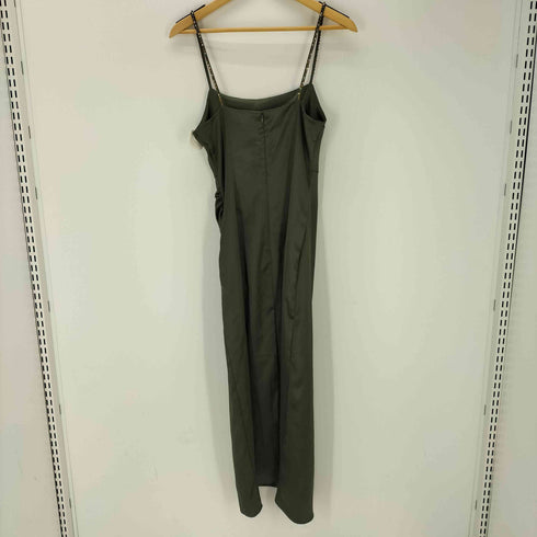 ザラ ZARA SLIP DRESS WITH BEADS サテンドレス レディース XS