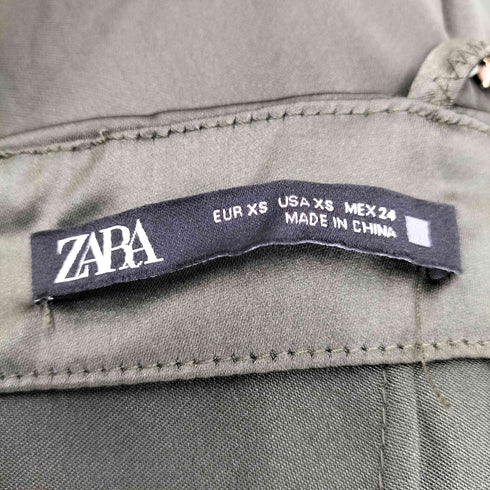 ザラ ZARA SLIP DRESS WITH BEADS サテンドレス レディース XS