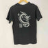 ステューシー Stussy 90S 紺タグ USA製 ドラゴンプリントクルーネックTシャツ 裾袖シングル チビT メンズ JPN:S