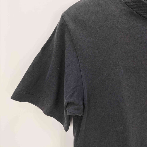ステューシー Stussy 90S 紺タグ USA製 ドラゴンプリントクルーネックTシャツ 裾袖シングル チビT メンズ JPN:S