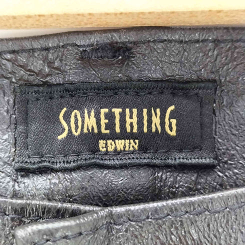 サムシング SOMETHING コーティングセミフレアパンツ レディース 28