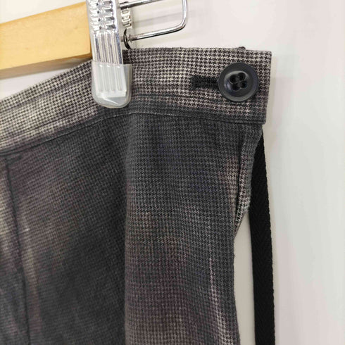 ワイズ Ys 24SS C/LI HOUNDSTOOTH PANTS WITH GUSSET レディース JPN:1