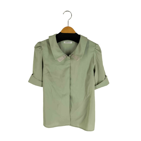 ナチュラルクチュール natural couture 24SS osono配色重ね衿三角カフスブラウス レディース FREE