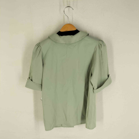 ナチュラルクチュール natural couture 24SS osono配色重ね衿三角カフスブラウス レディース FREE