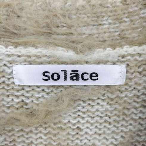 ソレイス SOLACE リッチシャギーニットカーディガン レディース FREE