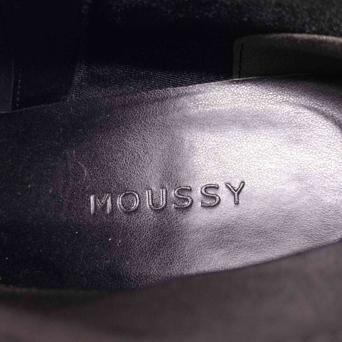 アズールバイマウジー AZUL by moussy SQUARE TOE SHORT スクエアトゥ ヒールブーツ レディース 24.5