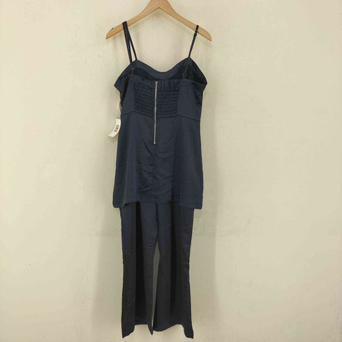 ソレイス SOLACE サテンキャミペプラムオールインワン レディース JPN:M