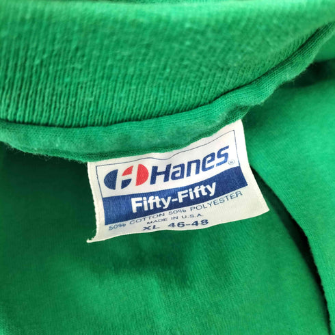 ヘインズ Hanes 80s USA製 シングルステッチ TURNER クルーネックTシャツ メンズ JPN:XL