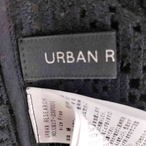 アーバンリサーチ URBAN RESEARCH スクエアレースタックスリーブブラウス レディース FREE