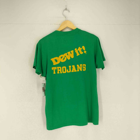 ヘインズ Hanes 80s USA製 シングルステッチ ドリンクロゴ 両面プリントクルーネックTシャツ メンズ JPN:L