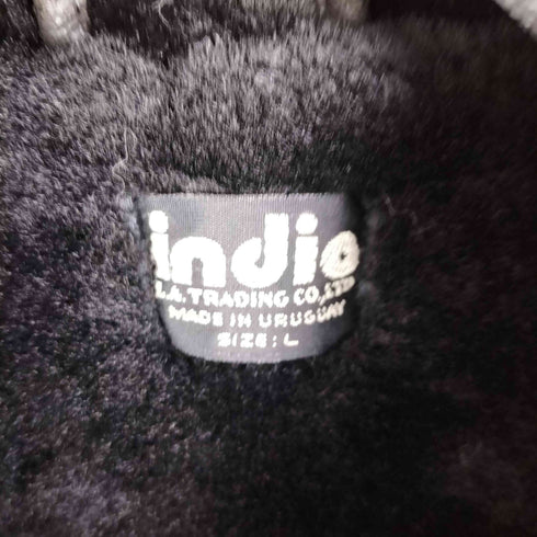 INDIO ムートン ライダースジャケット メンズ import:L